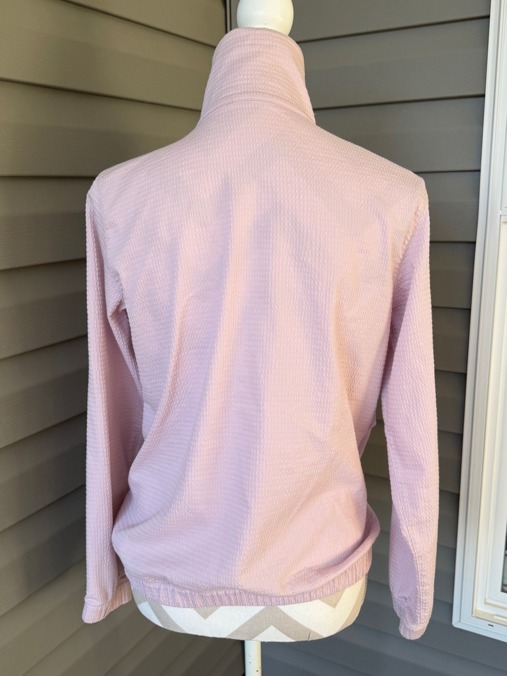 Lululemon Pack Light Pullover Packable Jacket in Porcelain Pink Sz See me - Picture 3 of 13
